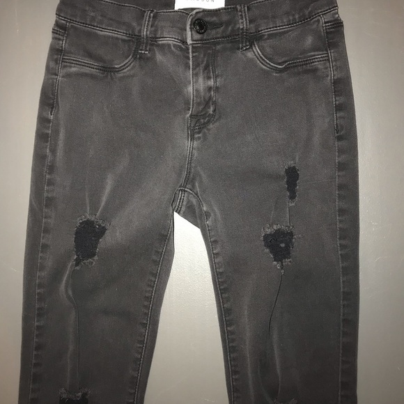 Pacsun distressed black stretchy Jegging size 24 - Picture 5 of 10